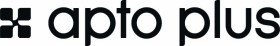 apto plus logo horisontal sort uden baggrund